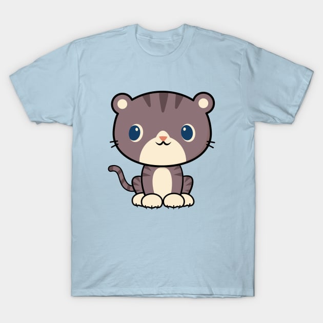 Kawaii Cute Kitten Cat T-Shirt by happinessinatee